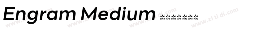 Engram Medium 半粗体字体转换